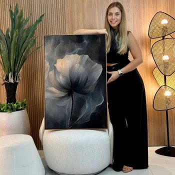 Quadro Decorativo Dark Flower III
