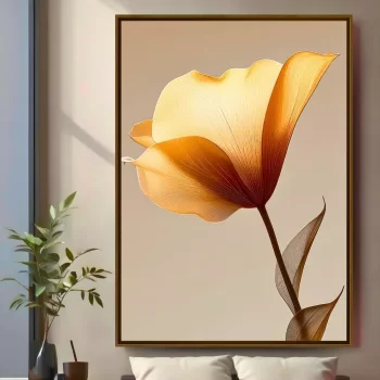 Quadro Decorativo Orange Flower I