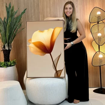Quadro Decorativo Orange Flower I