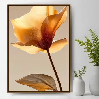 Quadro Decorativo Orange Flower II