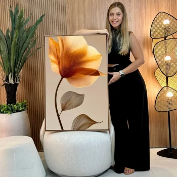 Quadro Decorativo Orange Flower III