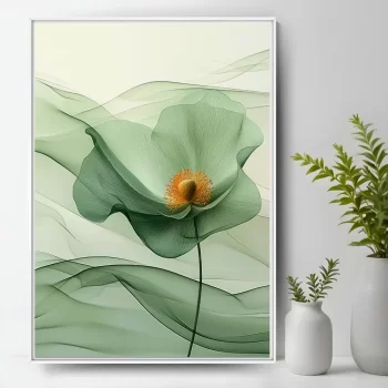 Quadro Decorativo Green Flower I