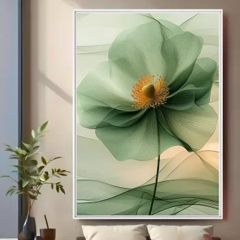 Quadro Decorativo Green Flower II