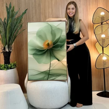 Quadro Decorativo Green Flower II