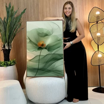 Quadro Decorativo Green Flower III