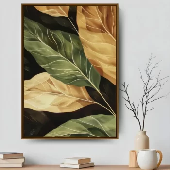 Quadro Decorativo Folhas Tropicais I