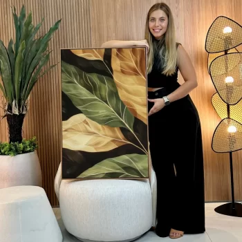 Quadro Decorativo Folhas Tropicais I