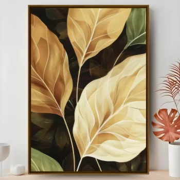 Quadro Decorativo Folhas Tropicais II