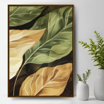 Quadro Decorativo Folhas Tropicais III