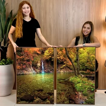 Kit Quadro Decorativo Cachoeira III