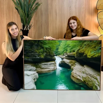 Quadro Decorativo Cachoeira No Paraíso