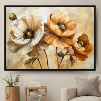 Quadro Decorativo Pintura Floral