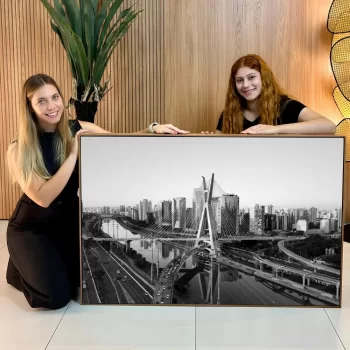 Quadro Decorativo Ponte Estaiada Octavio Frias de Oliveira São Paulo I