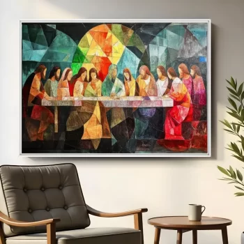 Quadro Decorativo Santa Ceia Moderna II