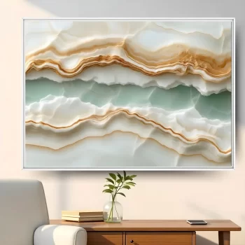 Quadro Decorativo Pedra Abstrata Clean