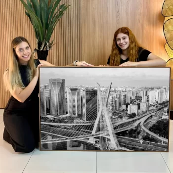 Quadro Decorativo Ponte Estaiada Octavio Frias de Oliveira São Paulo II