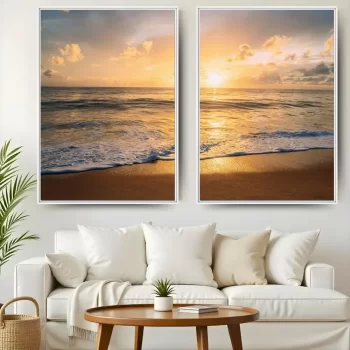 Kit Quadro Decorativo Praia V