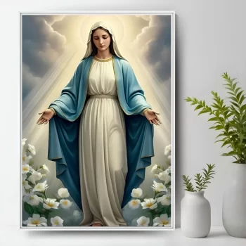Quadro Decorativo Imagem De Nossa Senhora