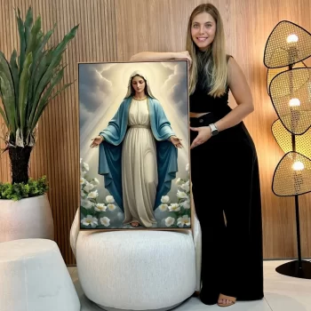 Quadro Decorativo Imagem De Nossa Senhora