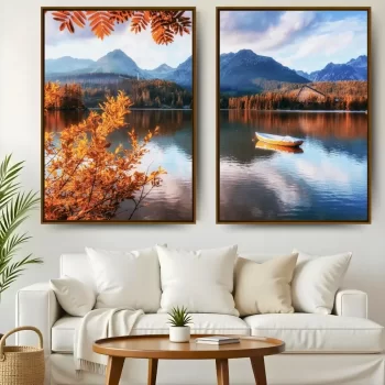 Kit Quadro Decorativo Tranquil River