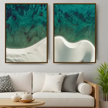 Kit Quadro Decorativo Lençóis Maranhenses Premium