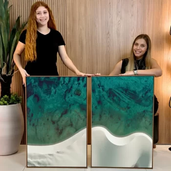 Kit Quadro Decorativo Lençóis Maranhenses Premium