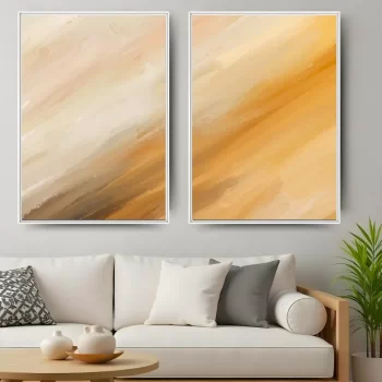 Kit Quadro Decorativo Tons Pastéis