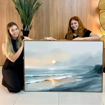 Quadro Decorativo Pintura Oceano IV