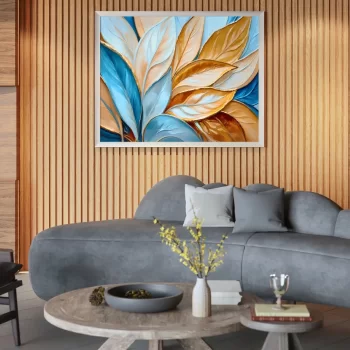 Quadro Decorativo Pintual Floral Color
