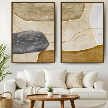 Kit Quadro Decorativo Formas Geométricas III