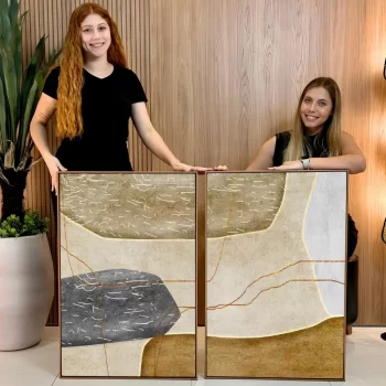 Kit Quadro Decorativo Formas Geométricas III