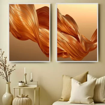 Kit Quadro Decorativo Abstrato IA