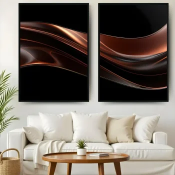 Kit Quadro Decorativo Fluxo Contínuo