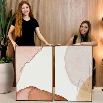 Kit Quadro Decorativo Forma e Espaço