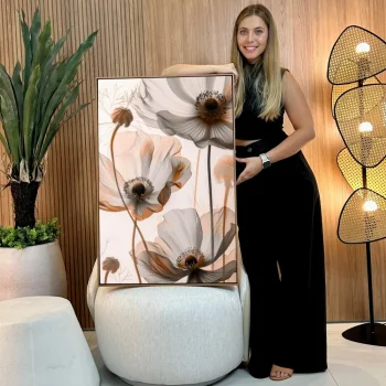 Quadro Decorativo Floral Elegance