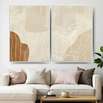 Kit Quadro Decorativo Linha e Emoção