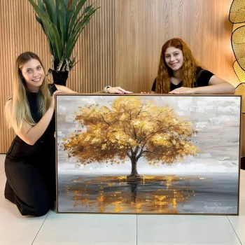 Quadro Decorativo Raízes de Luz