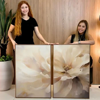 Kit Quadro Decorativo Brisa de Champagne II
