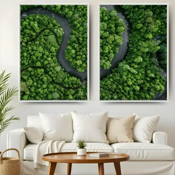 Kit Quadro Decorativo Pulso da Selva
