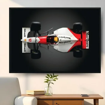 Quadro Decorativo Carro De Fórmula 1 AY