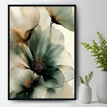 Quadro Decorativo Flores de Jade III
