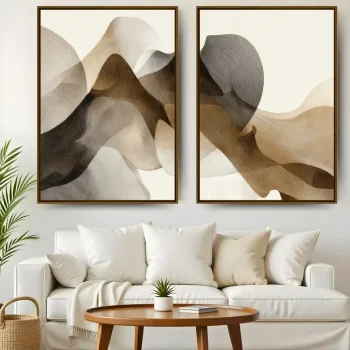 Kit Quadro Decorativo Conexão Orgânica I